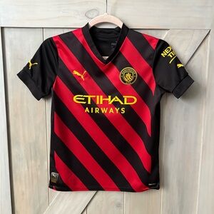Boys Puma Manchester City SoccerJersey